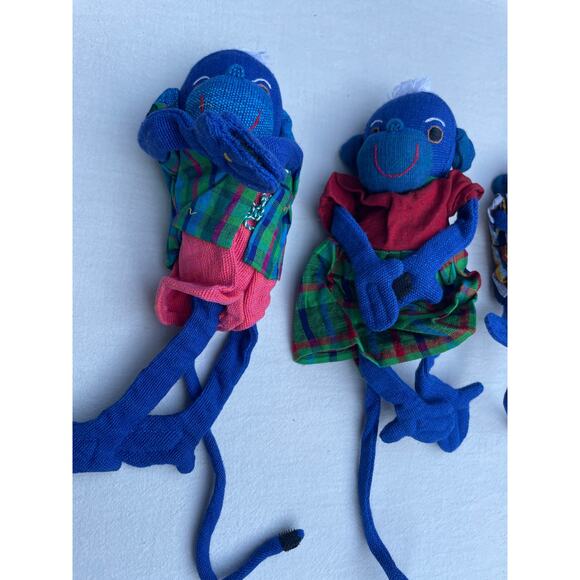 Monkey Family from A Toy Garden Stuffed Plush Hands Toys - Picture 3 of 4